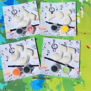 Music Paint Your Own Kits | DIY Kids Craft | Birthday Party Favor ...
