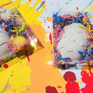 Easter Egg Paint Your own Kit , Party Favors, Easter Basket, Crayon names, Paint You&#39;re own Kit