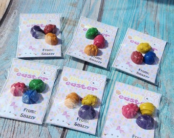 Easter Cards l Easter Egg Crayons l Personazlied Cards l Classroom Gift l School Gift l Easter Basket l Teacher Gift for Kids l Coloring