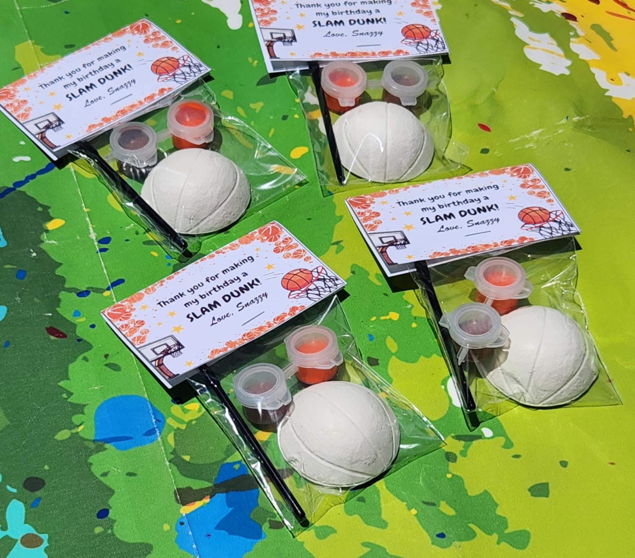40 Super Fun Sports Crafts for Kids To Keep Them Busy 14 Basketball Paint Kits for Kids Sports Party Favors DIY Craft Kits…