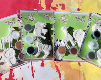 Jungle Paint Kits l Kids Craft l Art l DIY Paint l Jungle Party Favors l Jungle themed party Favors l Grab Bag Goodies l Kids Birthday