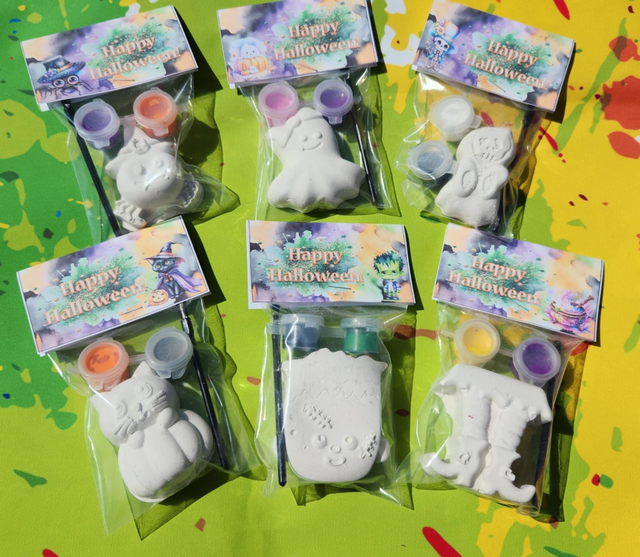 Cute Spooky Halloween Plaster Paint Kits Party Activity Kids Craft…