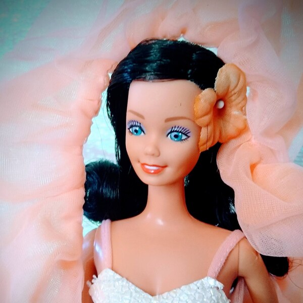 Peaches and Cream Barbie Etsy