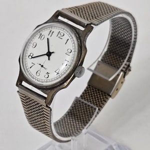 Vintage Russian Watch Nobeaa Caeaaho B Poccnn Mechanical Second Hand Subdial