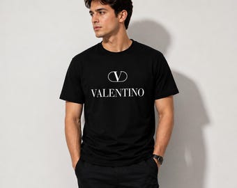 Valtino Logo T-Shirt | Designer Paris Logo Graphic Shirt, Luxury Streetwear Tee, Trendy Casual Top for Unisex