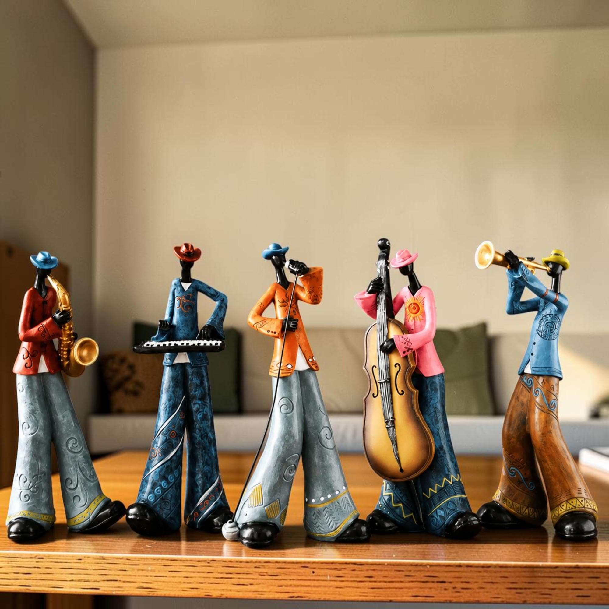 Vintage jazz musician figurines - Etsy 日本