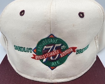 Vintage 1995 Sandlot Brewery Coors Field Negro Leagues 75th Anniversary Reunion Hat Snapback