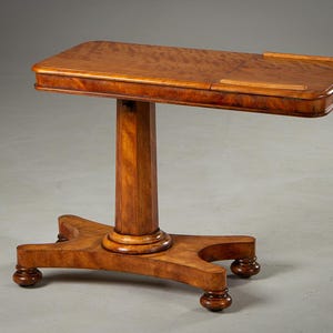 Vintage Solid Wood Laptop Stand, Adjustable Reading Table, Antique Style Folding Table, Work and Coffee Table