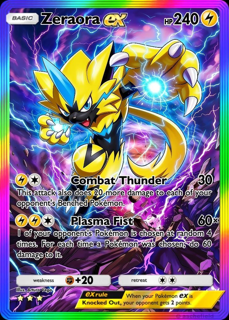 Zeraora Ex - Etsy