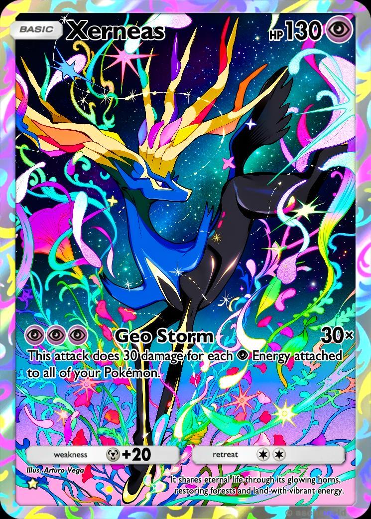 Xerneas Ex Card - Etsy