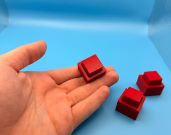 Teclado mecánico impreso en 3D, juguete antiestrés con función de clic – Herramienta para concentrarse y aliviar el estrés
