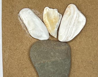 Tarjeta de recuerdo Mudlark: Collage de la historia del río Támesis (interior en blanco)