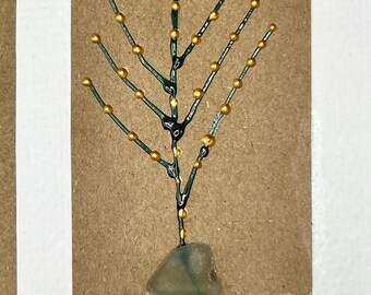 Tarjeta de recuerdo Mudlark: Arte e historia del río Támesis, interior en blanco