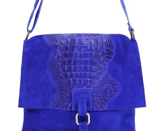 Women  Real leather Vera pelle crossboy Flap over  bag women Messenger shoulder handbag
