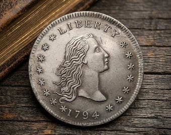 1794 1795 1796 Flowing Hair Silver Dollar, Rare American Liberty Ancient Silver Coin, Antique Collectible Coins for Collectors, US Old Coins