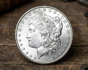 1898 Morgan Silver Dollar Old Coins, Rare American Liberty Ancient Silver Coins Collection, US Antique Commemorative Coin, Morgan Dollar