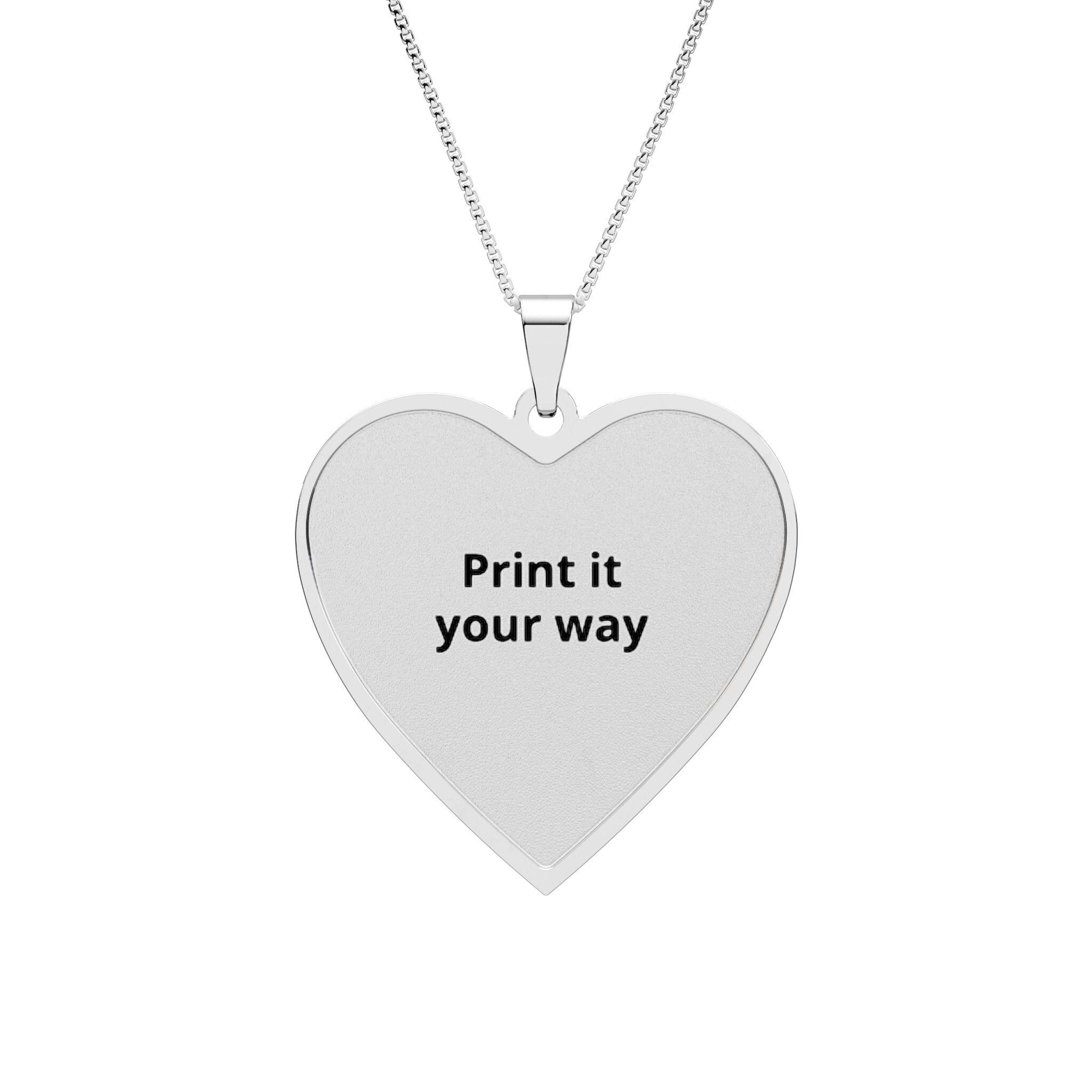 Heart Photo Insert Heart Frame Photo Pendant, Personalized Heart Locket Necklace | Photo ...