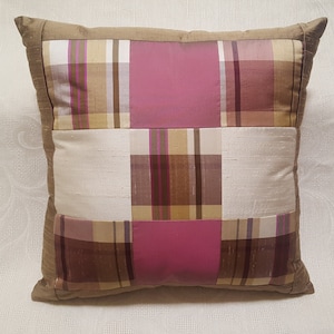 Vintage, Dupioni and Vietnamese Silk 14-inch pillow