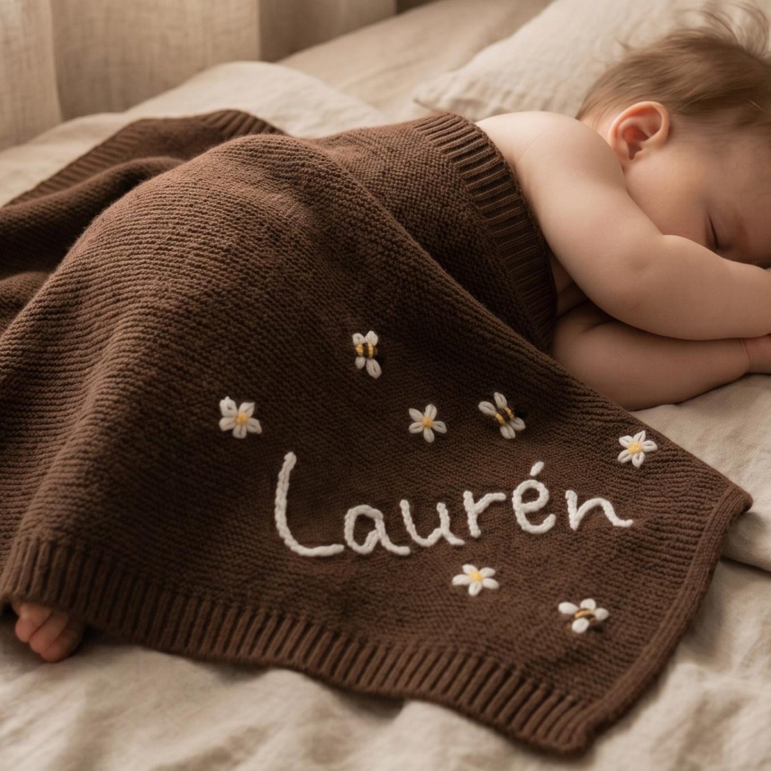 Personalized Baby Blanket with Custom Name