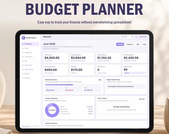 Aplicación de navegador para planificar el presupuesto, panel de control de finanzas, seguimiento de gastos e ingresos, seguimiento de facturas, planificador de pago de deudas, aplicación para establecer objetivos de ahorro.