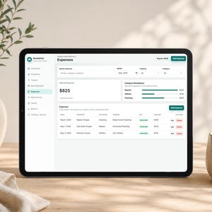 RentalHub - Webbläsarapp för spårning av hyresfastigheter, hyresbetalningar och utgiftshanterare för hyresvärdar, spårning av hyresavtal för hyresgäster, ingen Excel - digital nedladdning bild 6