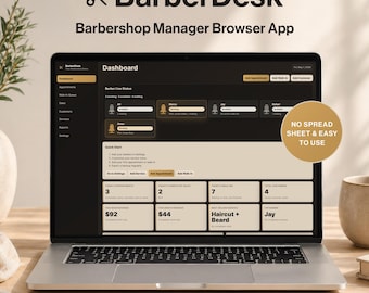 Aplicación web para gestionar barberías / Seguimiento de reservas y clientes sin cita previa / Panel de control de clientes y ventas / Herramienta de negocio offline / Sin hojas de cálculo