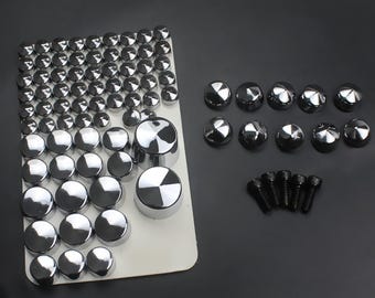 Motorcycle Plastic Topper Caps Nut Cover Screw Bolt For Harley softai Twin Cam 2007-up