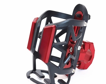 Universal Motorcycle Water Bottle Mount Adjustable Stand Bike Drink Cup Holder Scooter Off-road