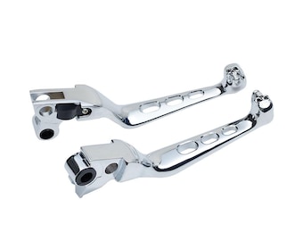 otorcycle Skull Brake Clutch Levers for Harley XL Sportster 883 Softai Dyna Wide Glide