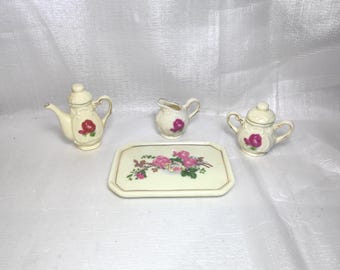 Miniature Vintage Victorian Tea Set