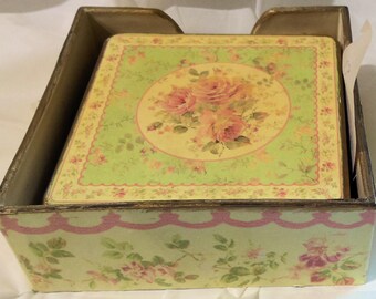 Vintage Victorian Set of 6 Coasters