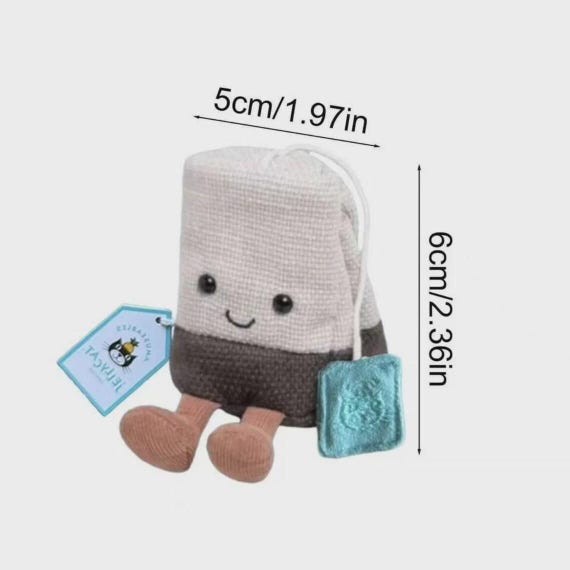 Jellycat Amuseable Steepy Tea Bag Brand New With Tags - Etsy