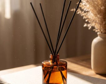 Diffusore a bastoncini artigianale da 100 ml - Fragranza all'ambra