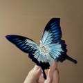 Colorful Butterfly Hair Clip: Retro Style Updo Accessory product logo