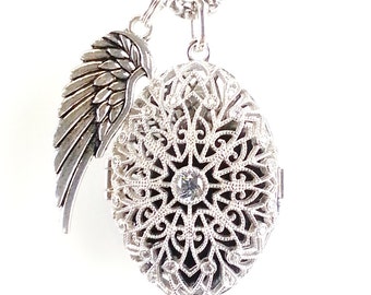 Angel Wing Diffuser Necklace