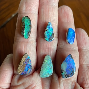 Australian Boulder Opal Ring  Custom order ring for you.   Solid Australian BoulderOctober Birthstone, Silver