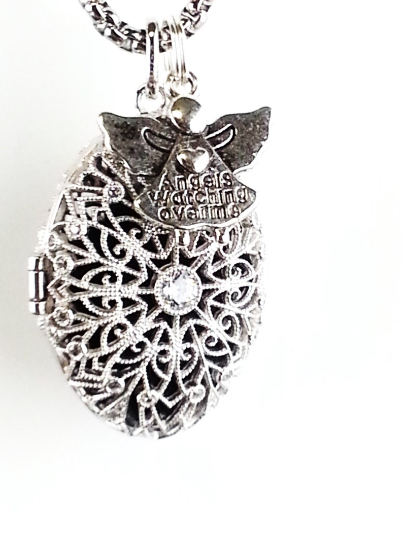 Essential Oil Diffuser Necklace in Sterling Silver Etsy