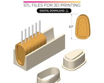 2.7" Tapered Cakesicle Cake Pop Mold STL with Tray, Cutter and Plunger(Embosser) –  Stuffed Cake Pop Mold for 3D Printing – Digital Download