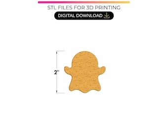 Ghost-cakepopvorm STL met blad, mes en zuiger – cakepopvorm voor 3D-printen – (digitale download)