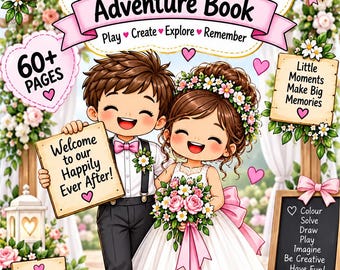 Little Wedding Guest Adventure Book | Kids Wedding Activity Book Ages 5–10 | Printable PDF