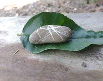 Pietra naturale con motivo bianco unico - Pietra naturale dal design esclusivo