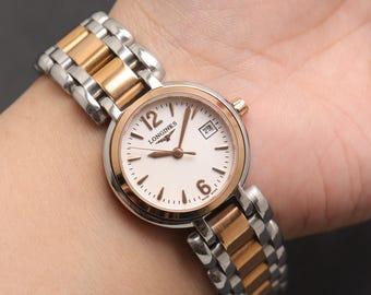 Refurbished Longines Quartz White Dial Women's Wristwatch. | Gift For Her.