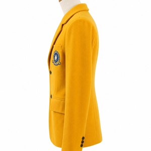 Men Yellow Blazer Jacket Spider Inspired School Uniform Coat Slim Fit Mustard Blazer Cosplay Outfit Streetwear Custom Gift for him
