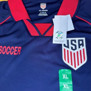 USA Soccer Polo Shirt WC26 Moisture-Wicking Polyester | World Cup 2026 Fan Gear