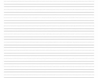 Kleuterschoolhandschriftpapier | Werkblad primair gelinieerd schrijfoefening (pdf)