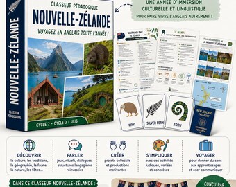 English Teaching Resource Book for New Zealand | Cycle 3 | 5 Projects - Cultural Immersion | Ready-to-Use Printable PDF Teacher Resource
