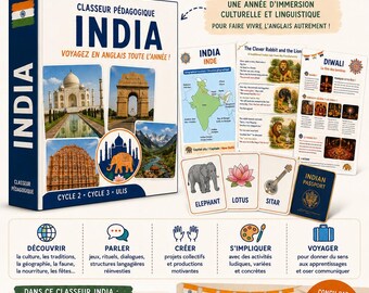 Indiana English Teaching Resource Pack | Cycle 3 | 5 Projects - Cultural Immersion | Ready-to-Use Printable PDF Teacher Resource