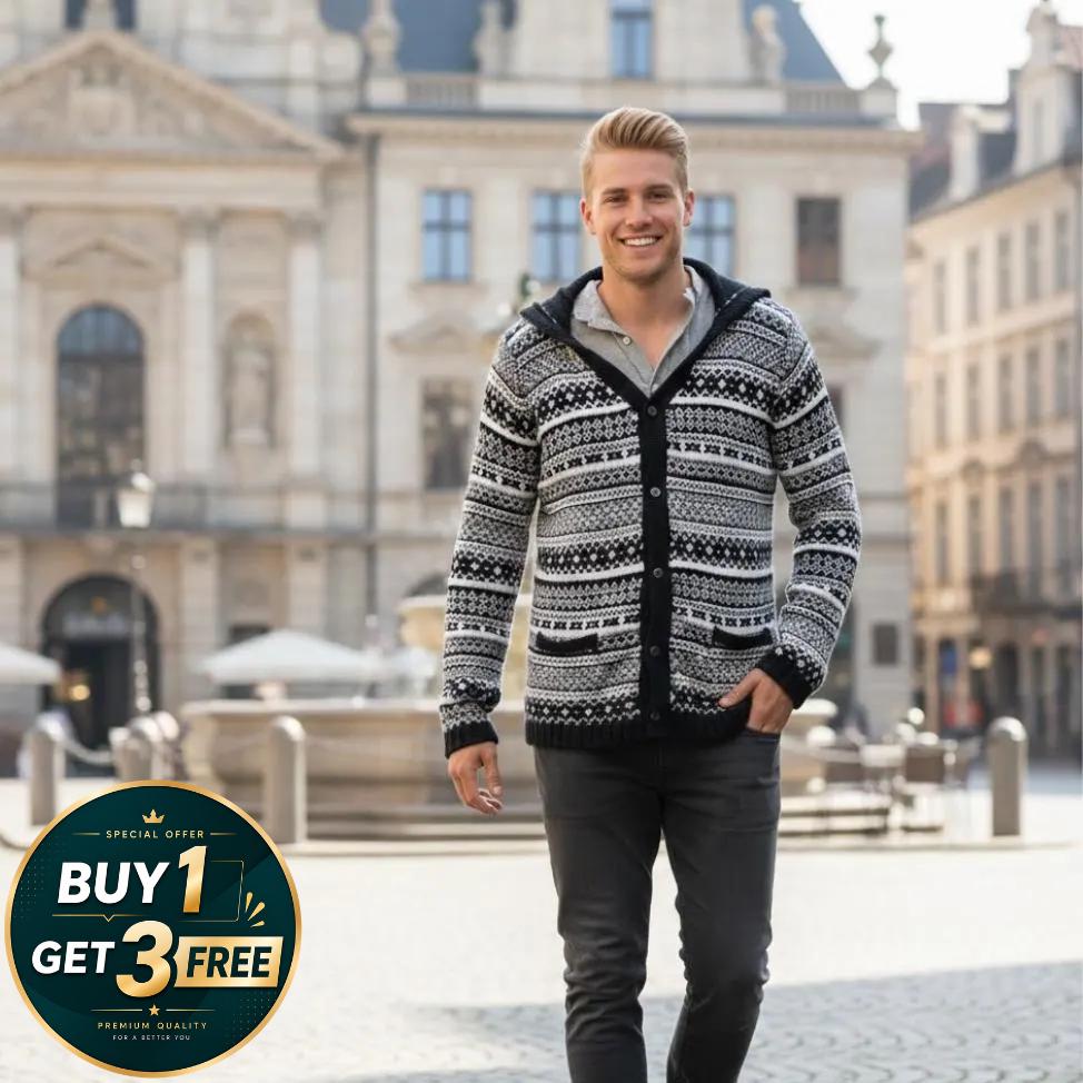 30 Men’s Crochet Patterns for Hats, Sweaters, Shirts, Slippers, and More 23 Men’s Hooded Fair Isle Cardigan Crochet Guide