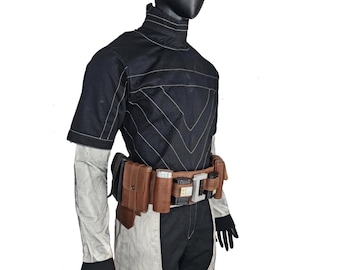 Mandalorian Heavy Infantry Flight Suit with Leather Belt