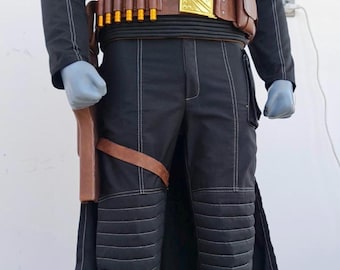Boba Fett Inspiriertes Kostüm: Komplettes Outfit mit Ledergürtel